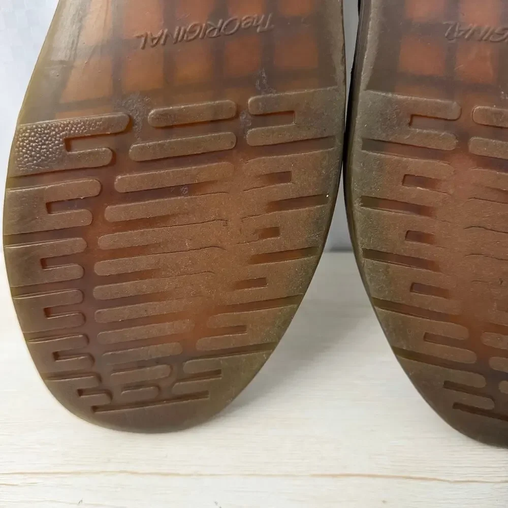 Dr Martens Shoes Mens Size 16 Brown Crazy Horse Leather Casual 8053 Doc